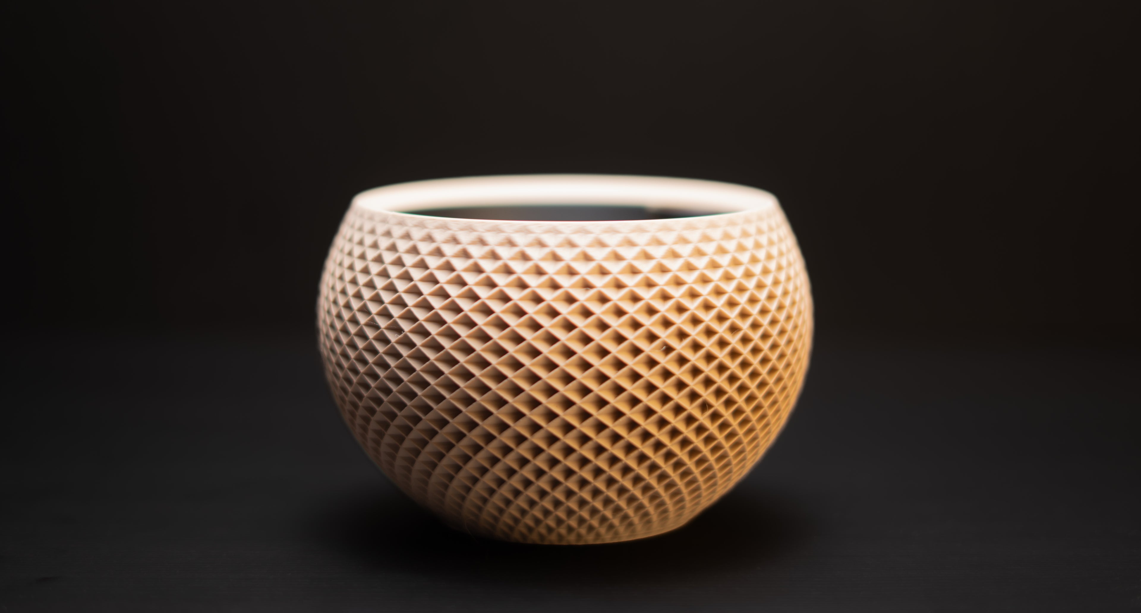 Modern Textured Planter Pot -  Decorative Indoor Bowl