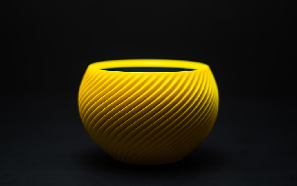 Modern Textured Planter Pot -  Decorative Indoor Bowl